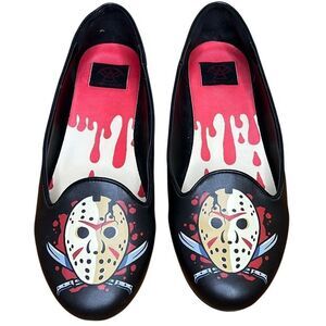 Strange Cvlt (Cult) Lydia Crystal Lake, Jason Friday The 13th Flats Black Hockey